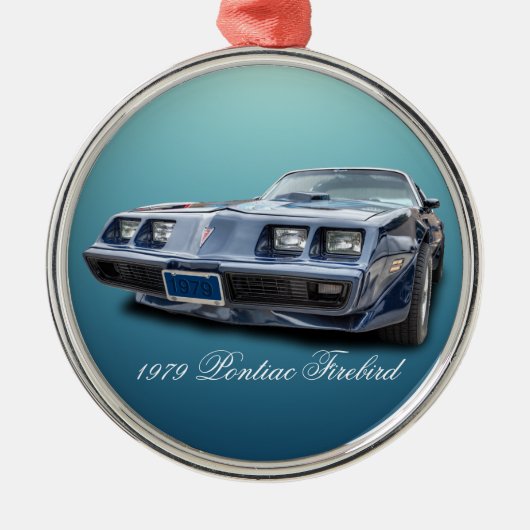 PONTIAC FIREBIRD 1979 METALEN ORNAMENT (Voorkant)