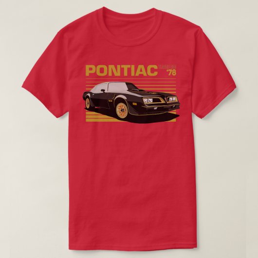 PONTIAC FIREBIRD 1 T-SHIRT (Design voorkant)