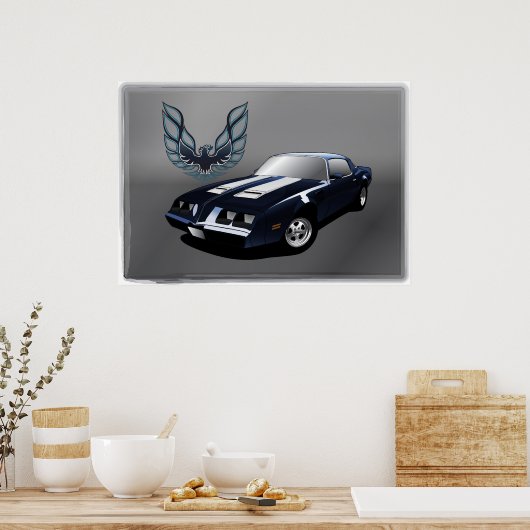 Pontiac Firebird Formula Poster (Keuken)