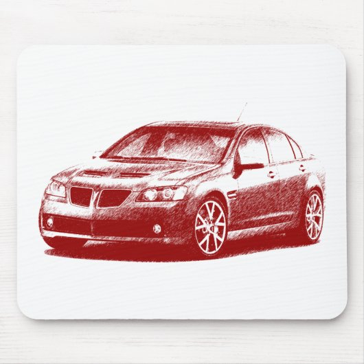 Pontiac G8 GXP, gestremd Muismat (Voorkant)