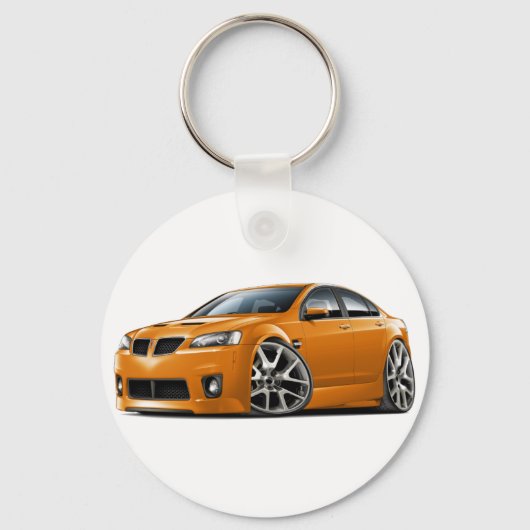 Pontiac G8 GXP Oranje auto Sleutelhanger (Voorkant)