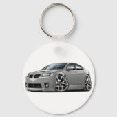 Pontiac G8 GXP Silver Car Sleutelhanger (Voorkant)