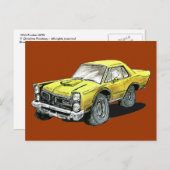 Pontiac GTO 1965 Briefkaart (Voorkant / Achterkant)