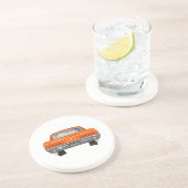 Pontiac GTO 1966 Zandsteen Onderzetter (Zijkant)