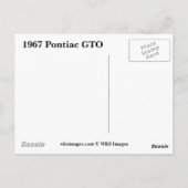 Pontiac GTO 1967 Briefkaart (Achterkant)