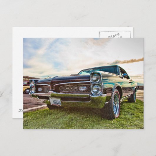 Pontiac GTO 1967 Briefkaart (Voorkant / Achterkant)