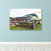 Pontiac GTO 1967 Canvas Afdruk (Insitu (Houten vloer))
