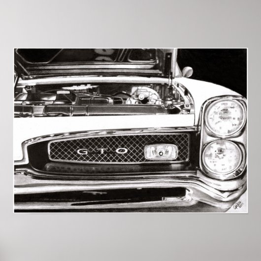 Pontiac GTO 1967 Poster (Voorkant)