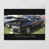 Pontiac GTO 1969 Briefkaart (Voorkant)