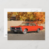 Pontiac GTO Briefkaart (Voorkant / Achterkant)