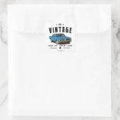 Pontiac GTO  Garage 1966 Vierkante Sticker (Tas)