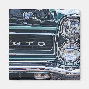 Pontiac GTO Muscle Car Magnet voor de Winkel