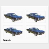 Pontiac GTO-spier Rechthoekige Sticker (Vel)