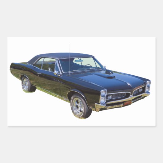 Pontiac GTO-spier Rechthoekige Sticker (Voorkant)