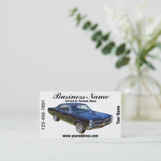 Pontiac GTO-spier Visitekaartje (Staand voorkant)