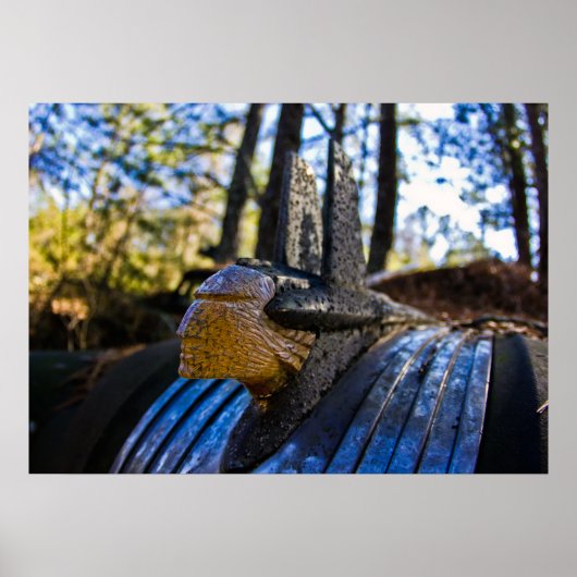 Pontiac Indian Hood Ornament Poster (Voorkant)