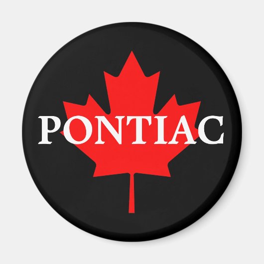 Pontiac Magneet (Voorkant)