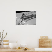 Pontiac Silver Streak Hood Ornament Poster (Keuken)