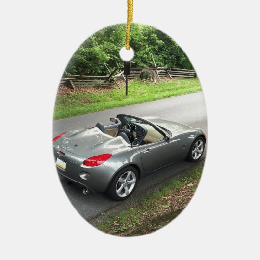 Pontiac Solstice Keramisch Ornament (Voorkant)