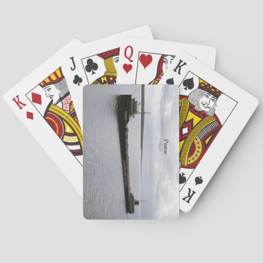 Pontiac-speelkaarten Pokerkaarten (Achterkant)