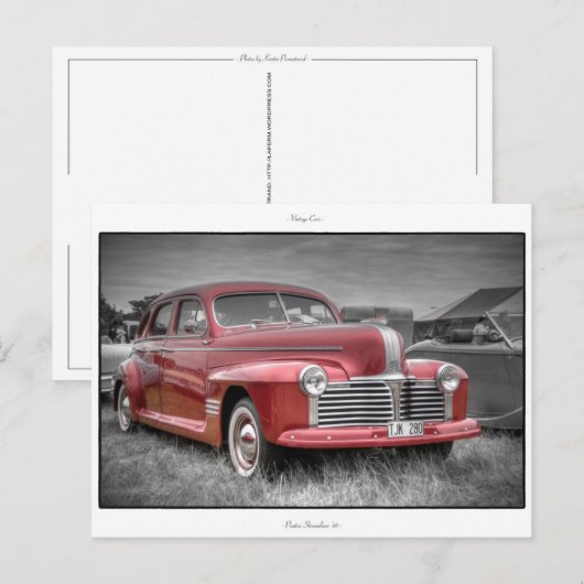 Pontiac Streamliner '41 Briefkaart (Voorkant / Achterkant)