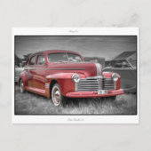 Pontiac Streamliner '41 Briefkaart (Voorkant)