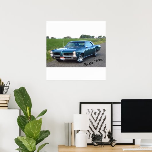 Pontiac Tempest 1966 Poster (Thuiskantoor)