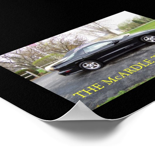 PONTIAC TRANS AM POSTER (Hoek)