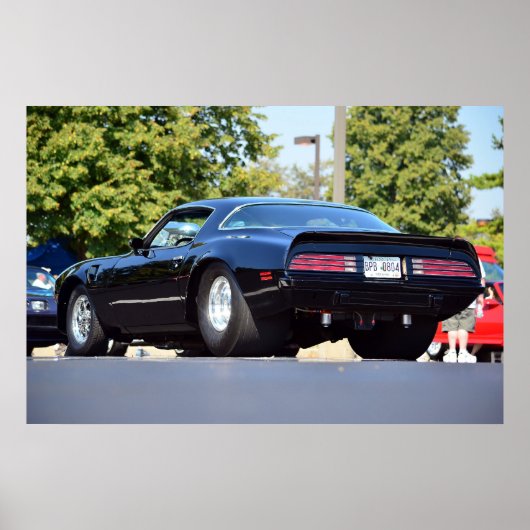 Pontiac Trans Am pro street Poster (Voorkant)