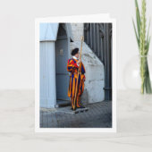 Pontificale Zwitserse Garde Bij De Wachthuis Kaart (Voorkant)