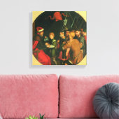 Pontius Pilate was zijn handen aan het wassen Canvas Afdruk (Insitu (Woonkamer))