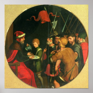 Pontius Pilate was zijn handen aan het wassen Poster