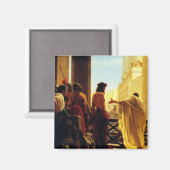 Pontius Pilatus presenteert een gesel Jezus aan Je Magneet (Voorkant / Achterkant)