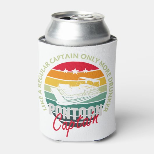 Ponton Captain Gift Regular Captain Only meer Dru Blikjeskoeler (Blikje Voorkant)