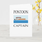 Ponton Kapitein T-Shirt Kaart (Gele Bloem)