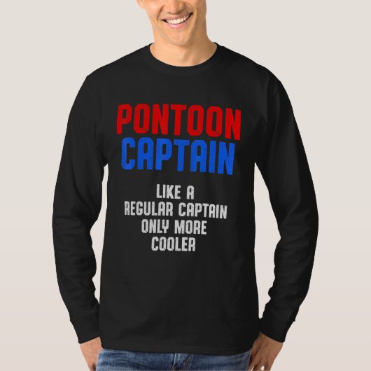 Ponton Kapitein Zeilboot Zeilboot Zeilster 14 T-shirt (Voorkant)