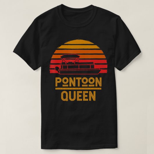 ponton vrouwen grappig varen t-shirt (Design voorkant)