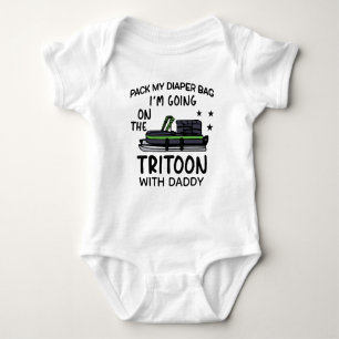 pontonboot   Ik ga met papa op de Triton Romper
