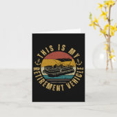 Pontonkapitein Mijn pensioen voertuig ponton Kaart (Gele Bloem)