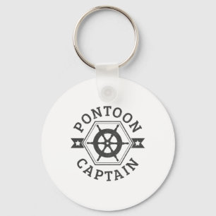 Pontonkapitein - Pontooning Boat Nautical Sleutelhanger