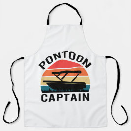 Pontonkapitein Vintage grappige geliefden  Schort