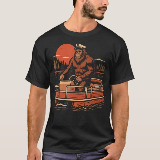 Pontoon Boa Voor Mannen Pontoon T-shirt (Voorkant)