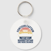 Pontoon Boat Grappig Cadeau Sleutelhanger (Voorkant)