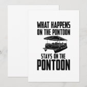 Pontoon Boat Kaart (Voorkant / Achterkant)