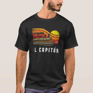 Pontoon Boat Kapitein T El Capitan T-shirt