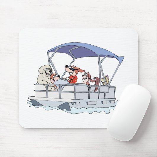 Pontoon Boat Muismat (Met muis)