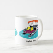 Pontoon Boat persoonlijke koffie-Mok Koffiemok (Voorkant rechts)