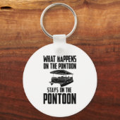 Pontoon Boat Sleutelhanger (Voorkant)