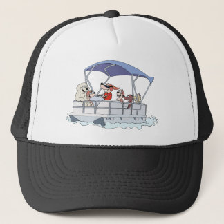Pontoon Boat Trucker Pet