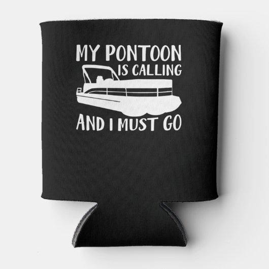 Pontoon Boating belt en ik moet gaan Blikjeskoeler (Voorkant)